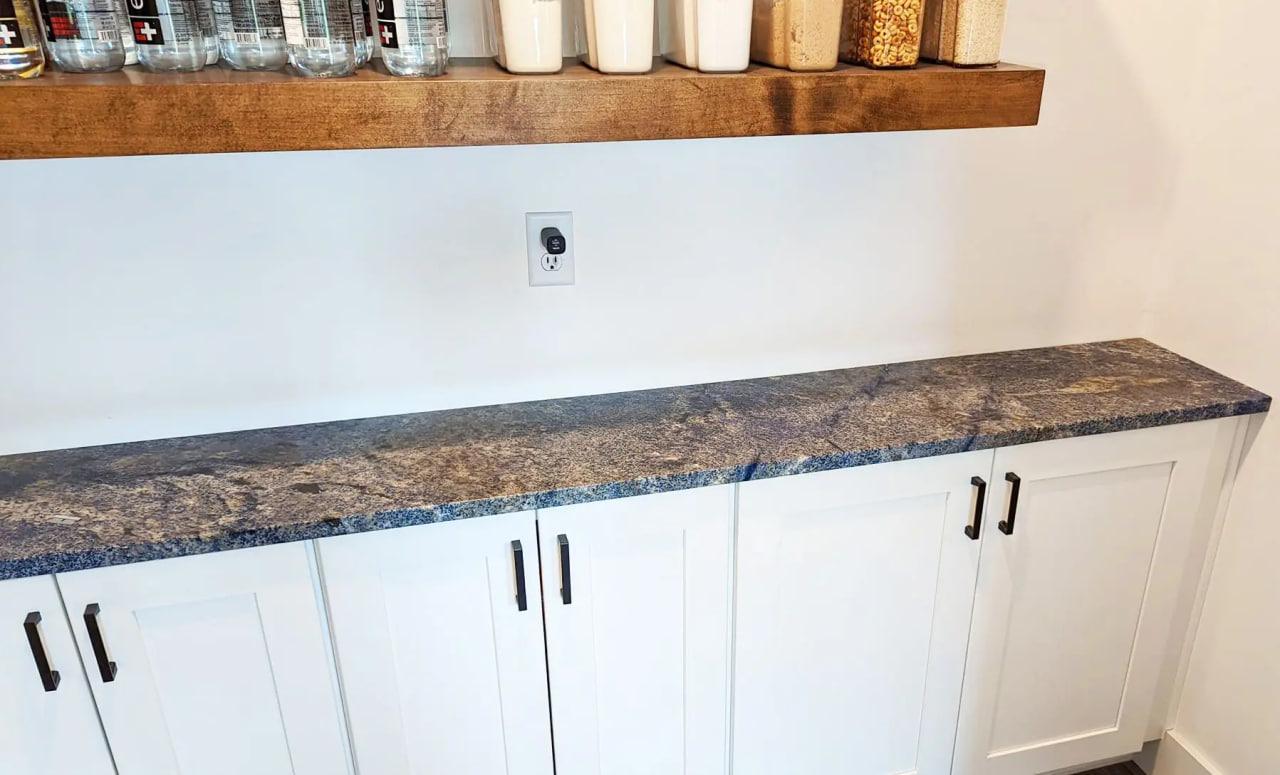 Blue Bahia Granite Pantry Countertop