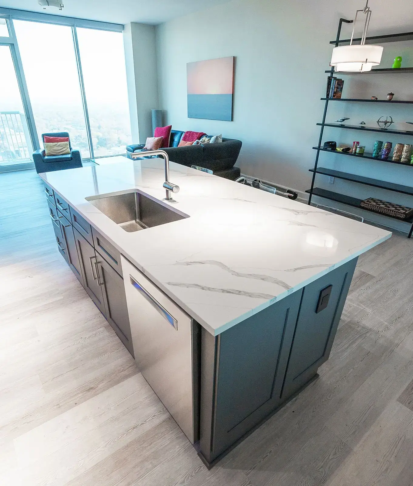 Calacatta Laza Quartz Countertops