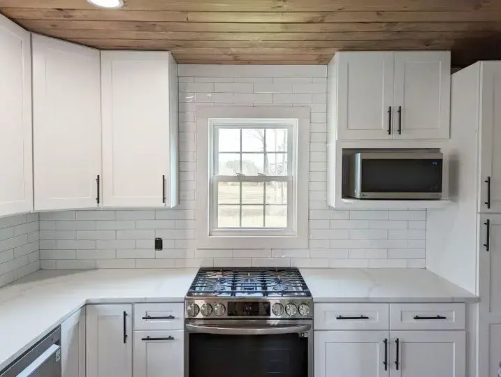 White Subway Tile Backsplash