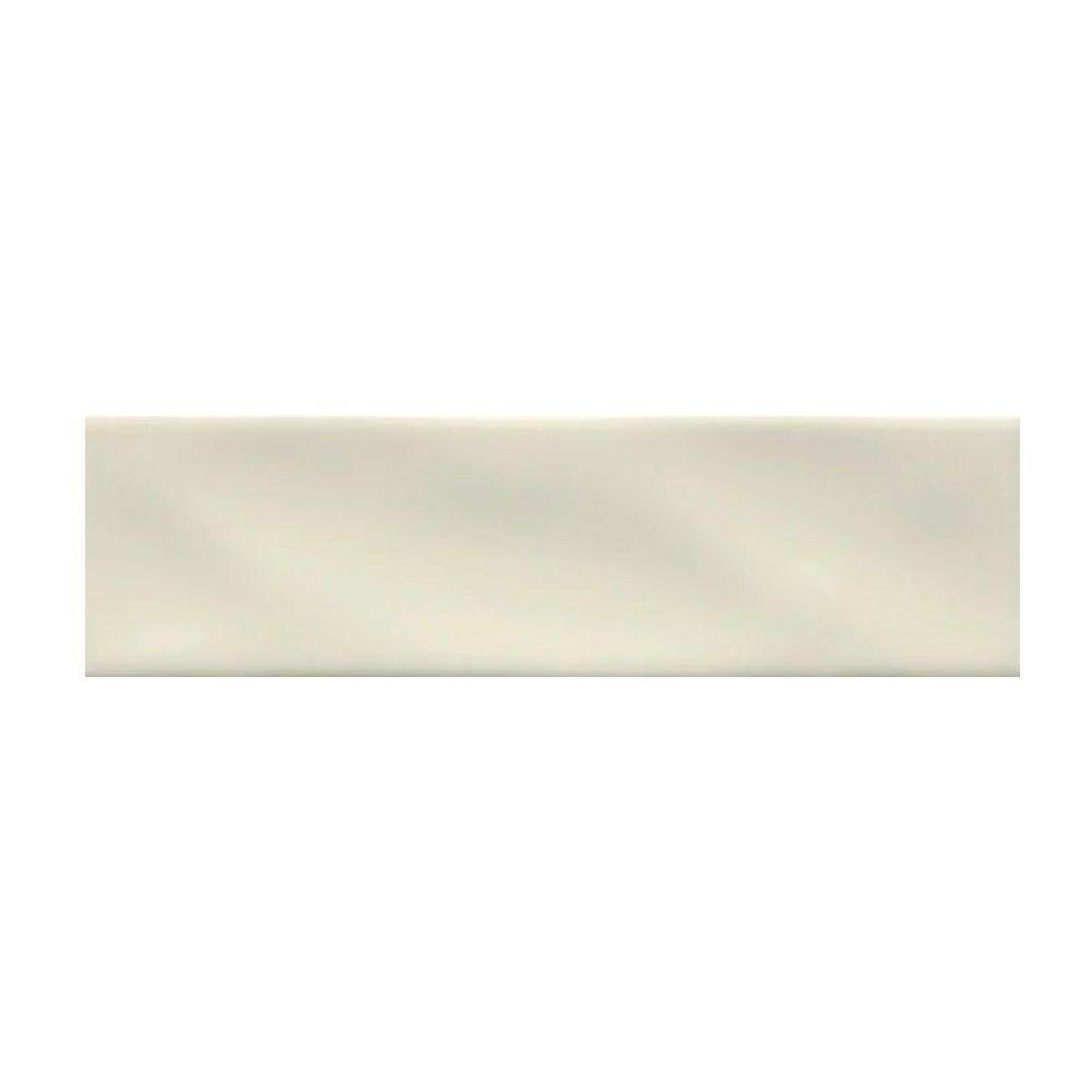Cream Glazed Ceramic Subway Tile Image