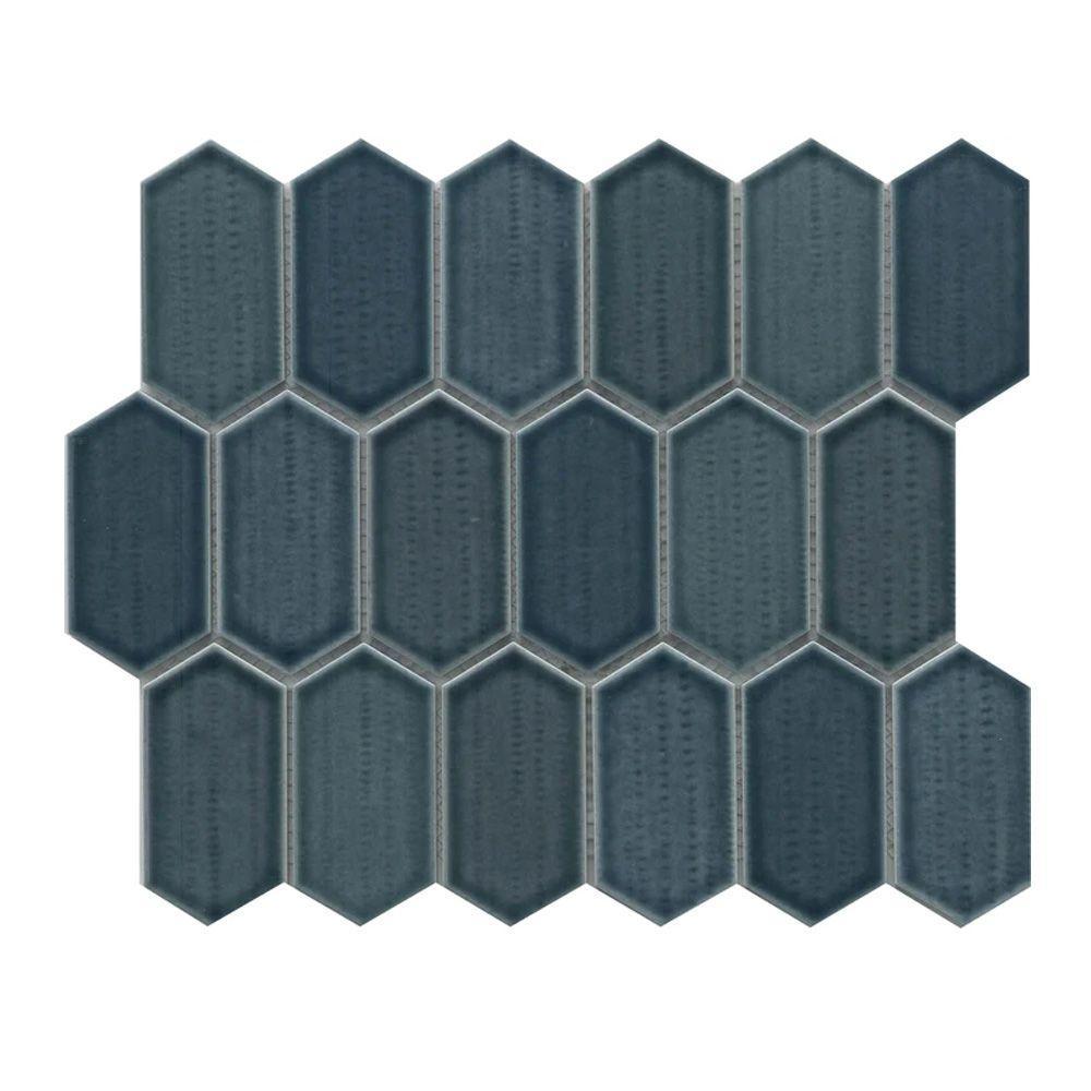 Omni Blue Picket Tile Image