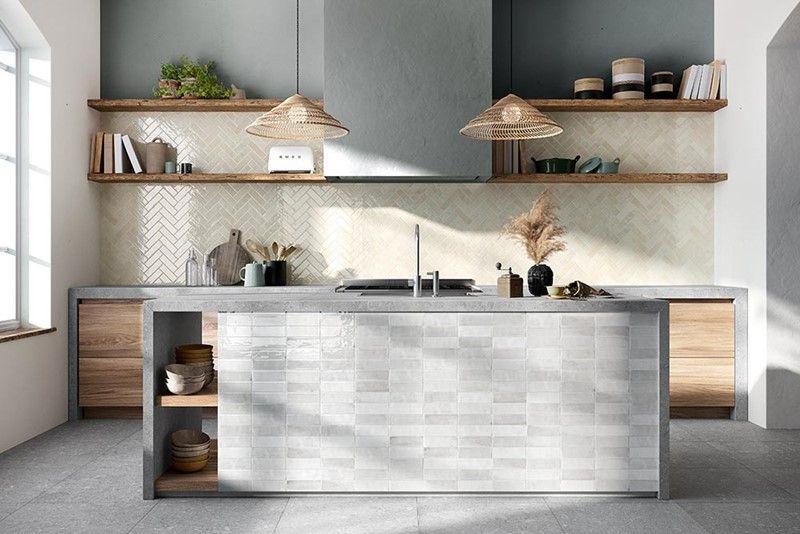 Rain Ceramic Glazed Subway Tile Image