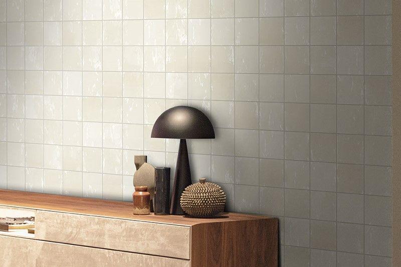 Sepia Glazed Square Tile Image