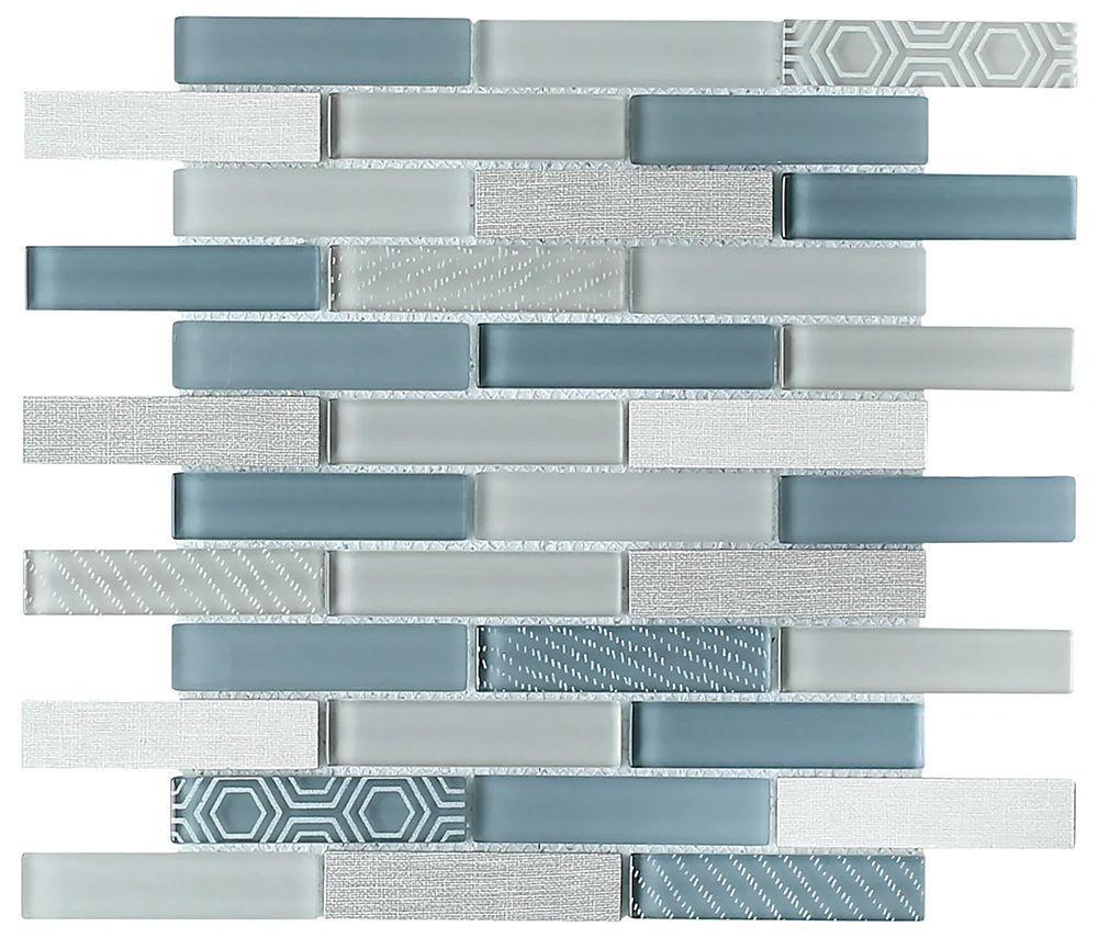 Volare Glass and Porcelain Mosaic Tile Image