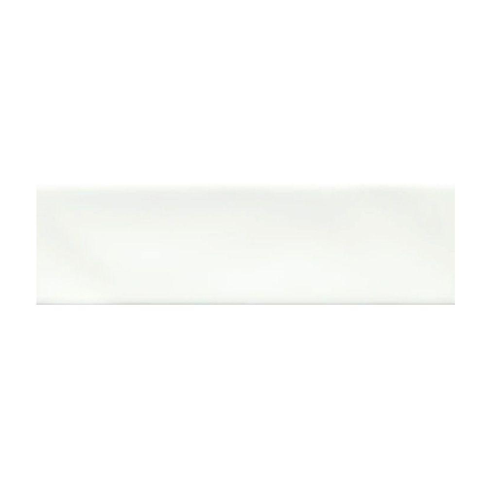 White Glazed Ceramic Subway Tile Image