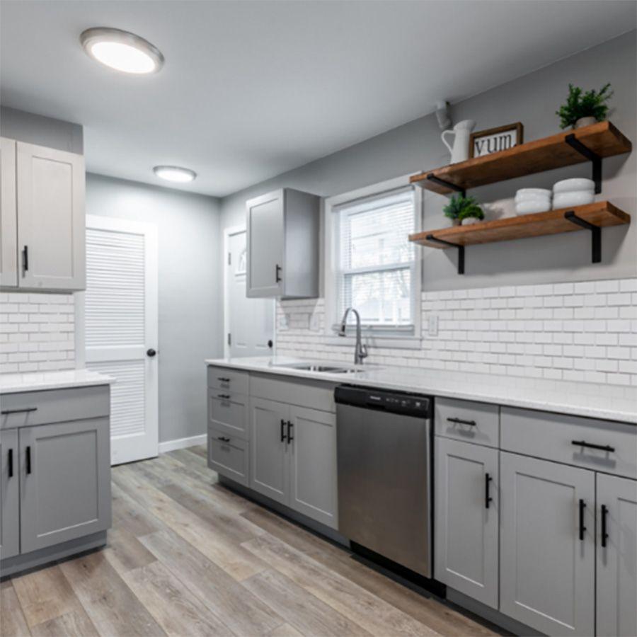 White Porcelain Subway Tile Image