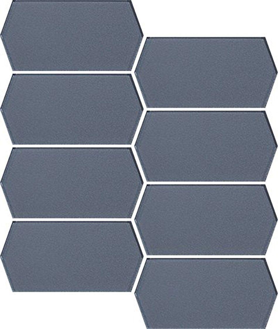 Cobalt Shimmer Hexagon Tile Image