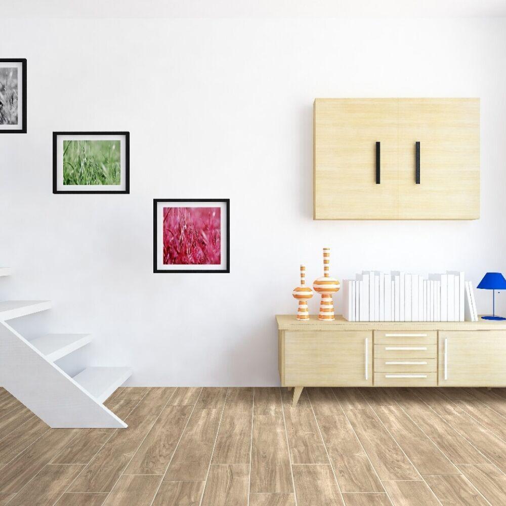 Matte Wood Porcelain Tile Image