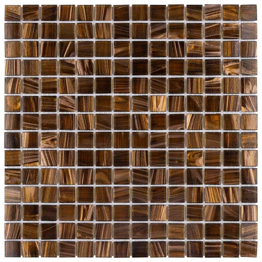 Coppa Brown Glass Mosaic tile