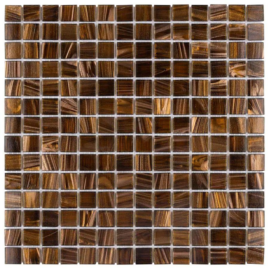 Coppa Brown Glass Mosaic Tile