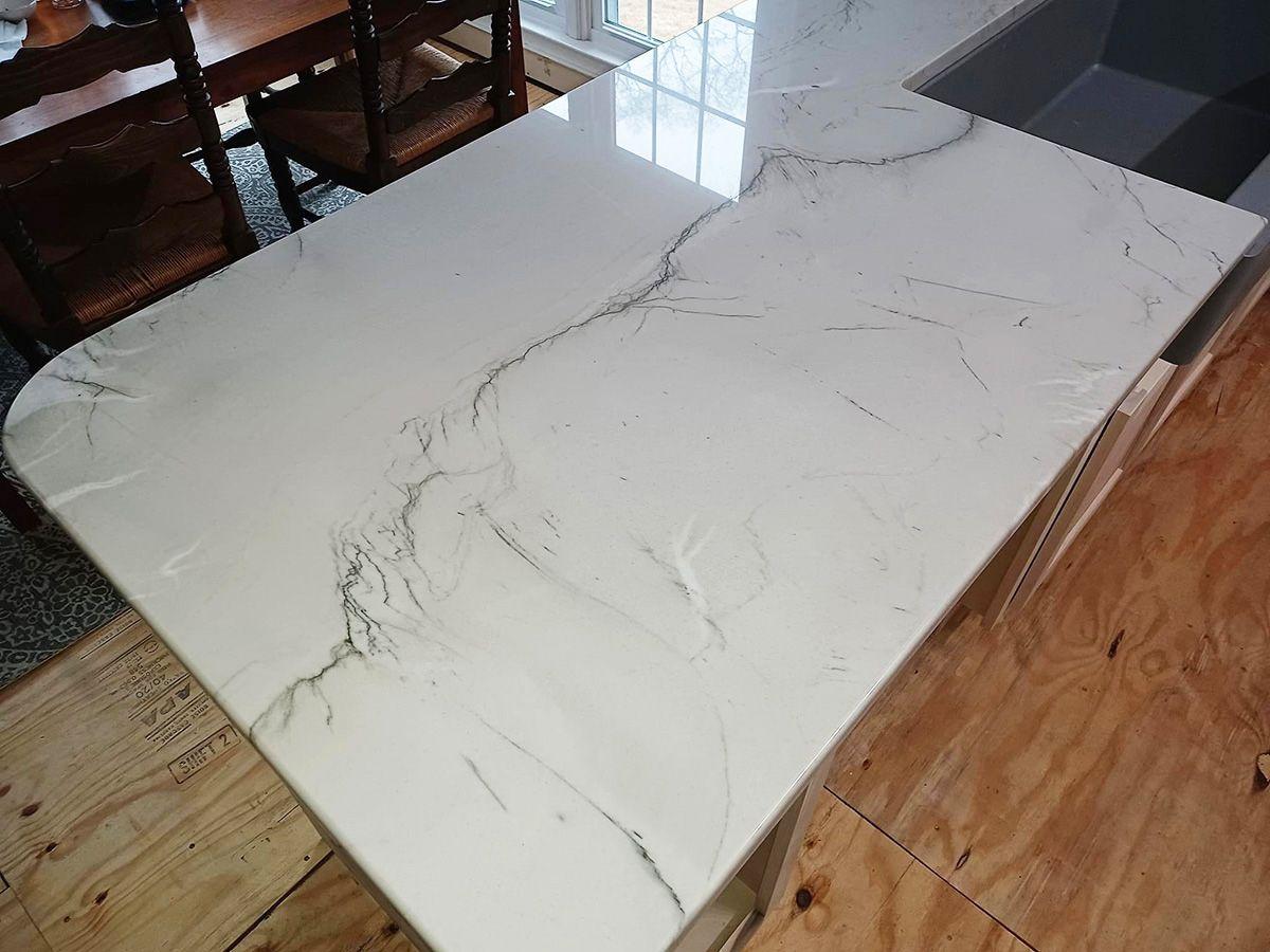 Mont Blanc Quartzite Kitchen Countertops